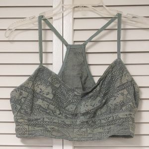 Green Lace Bralette (XL)